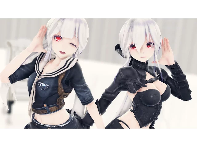 【mmd】弱音的双面作战【中文字幕附】